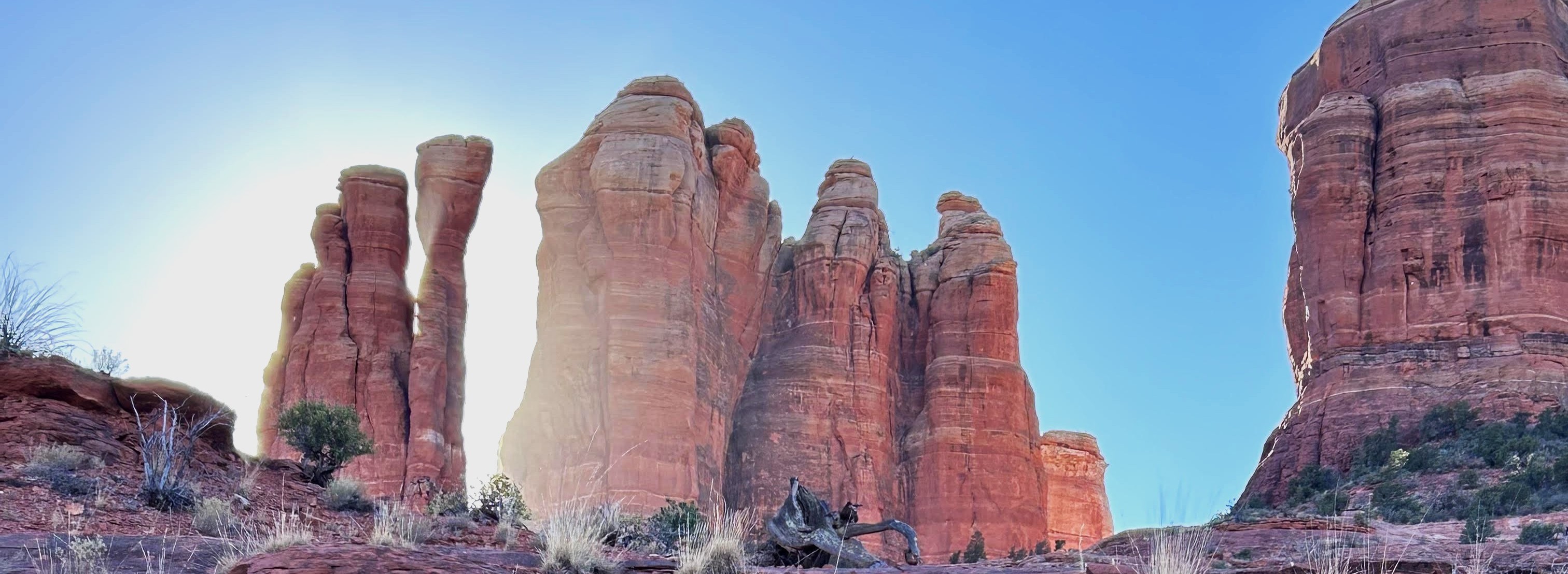 Redrock spires in Sedona